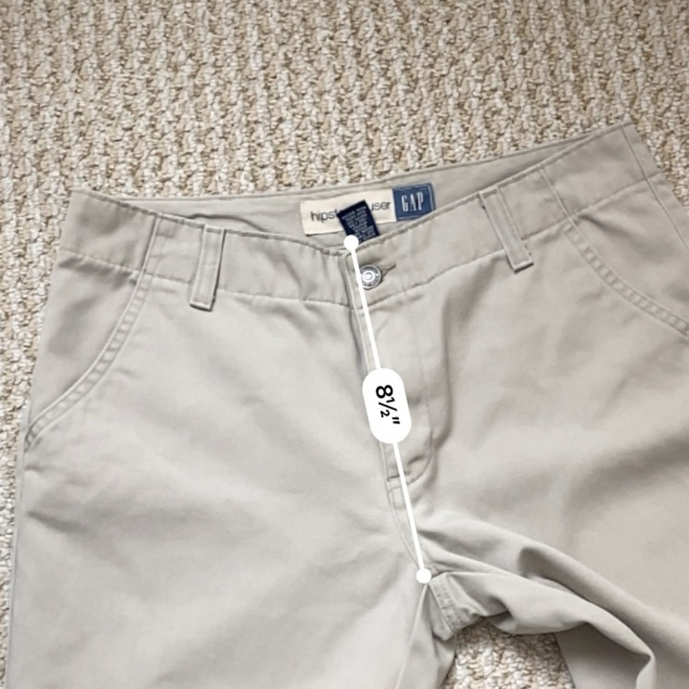 GAP | 100% Cotton Hipster Trouser Wide Leg Size 6 - Picture 9 of 14